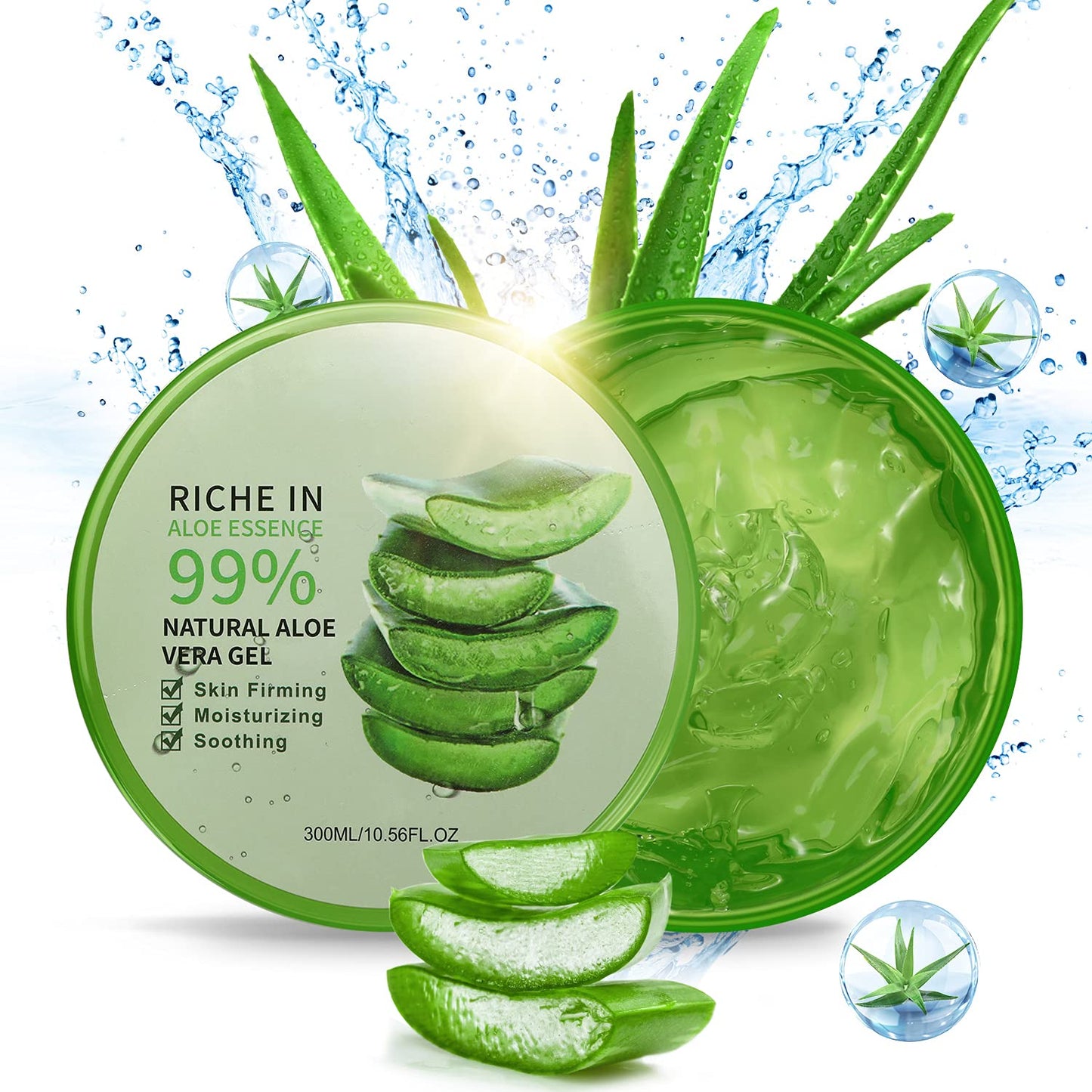 AloeGlow™ – Gel Apaisant à l’Aloe Vera 99%